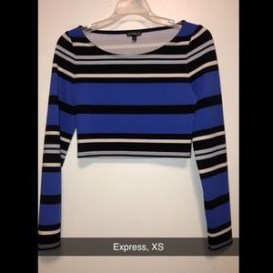 Express and Arden B long sleeve croptops